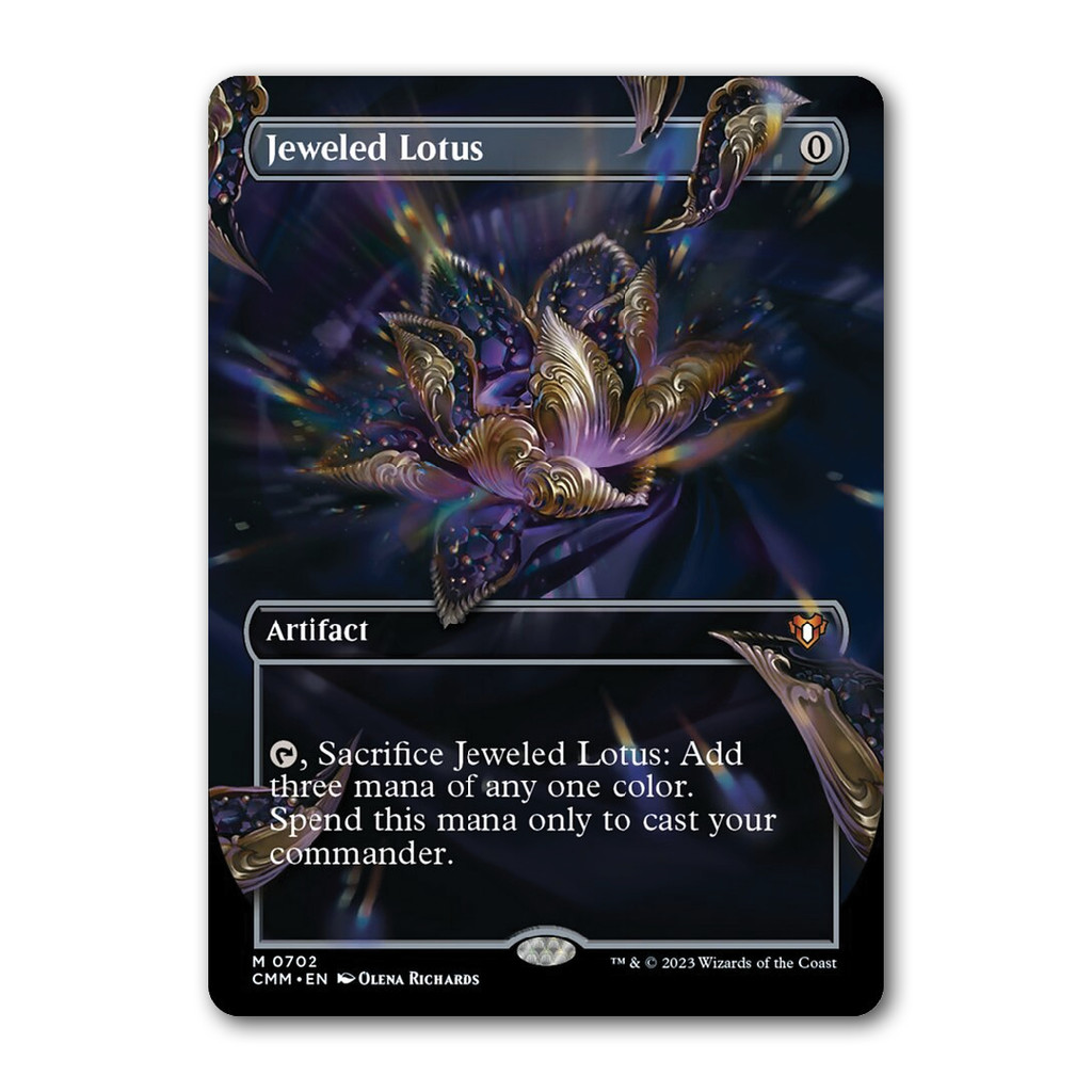 [MTG] Jeweled Lotus [CMM] [Colorless] [Mythic] [Normal] [ENG] [2023] (Magic: The Gathering)
