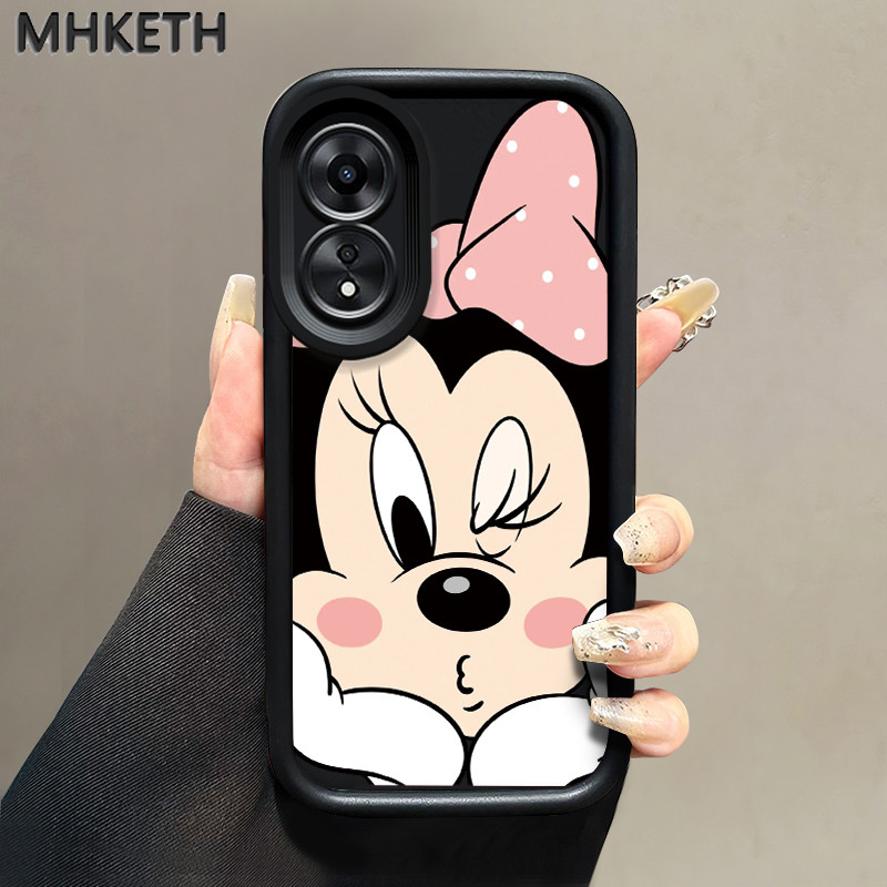 MHKETH เคสสำหรับ OPPO A58 A78 A58 5G A78 5G A58x 5G A1x A2x A98 5G F23 5G A1 5G เคสโทรศัพท์มีลายการ์ตูนมินนี่คลาสสิก