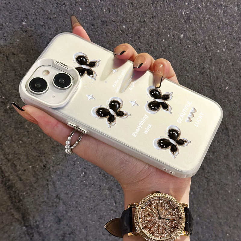 เคสสำหรับ Xiaomi 11 Lite 4G 11 Lite 5G NE เคสโทรศัพท์ผีเสื้อดอกไม้เปลือกแข็งกันกระแทก - รูปที่ 5