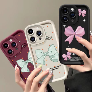 MHKEID เคสสำหรับ OPPO Reno 5 4G Reno 5 5G Reno 5K 5G เคสป้องกันโทรศัพท์ตกลายโบว์สีชมพู