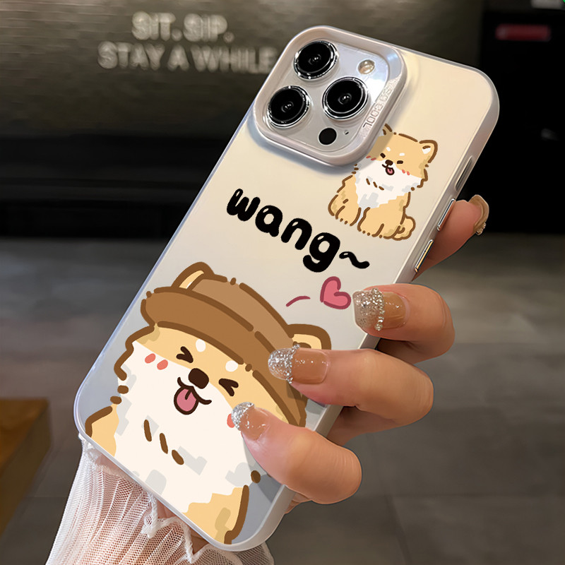 เคสสำหรับ Infinix Hot 30i Hot 30 Play เคสโทรศัพท์สุนัขแมวเปลือกแข็งกันกระแทก - รูปที่ 5