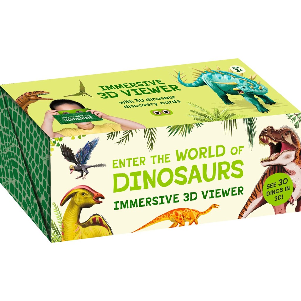 New Release Book สินค้าลิขสิทธิ์ (พร้อมส่ง) ENTER THE WORLD OF DINOSAURS: IMMERSIVE 3D VIEWER (Hardc