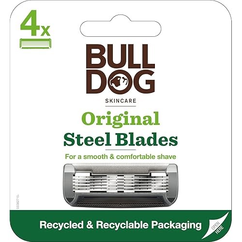 Bulldog Original Razor Blades 4pcs Shaving