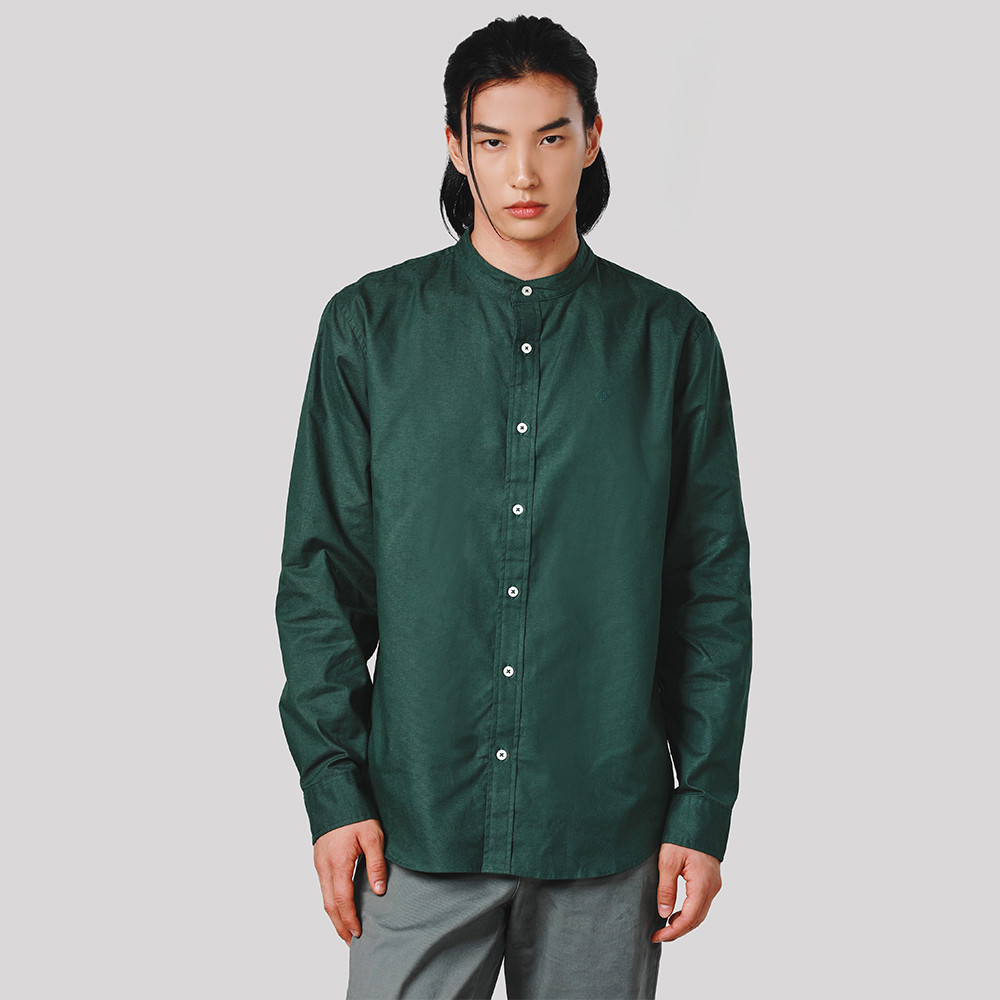 John Henry เสื้อเชิ้ตผู้ชายแขนยาว ทรงเข้ารูป รุ่น JH S625MSLSM12 – สีเขียว