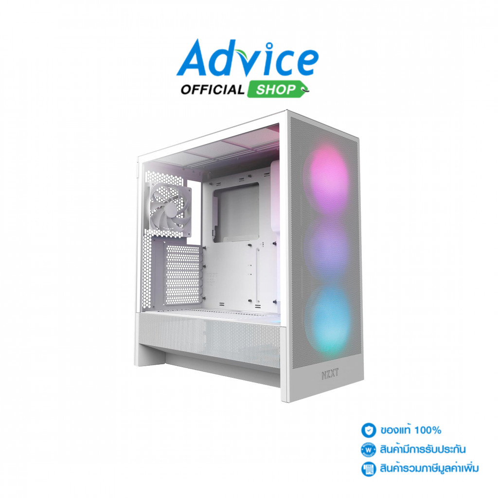 NZXT ATX CASE (NP) H5 FLOW RGB (2024) WHITE - A0165377