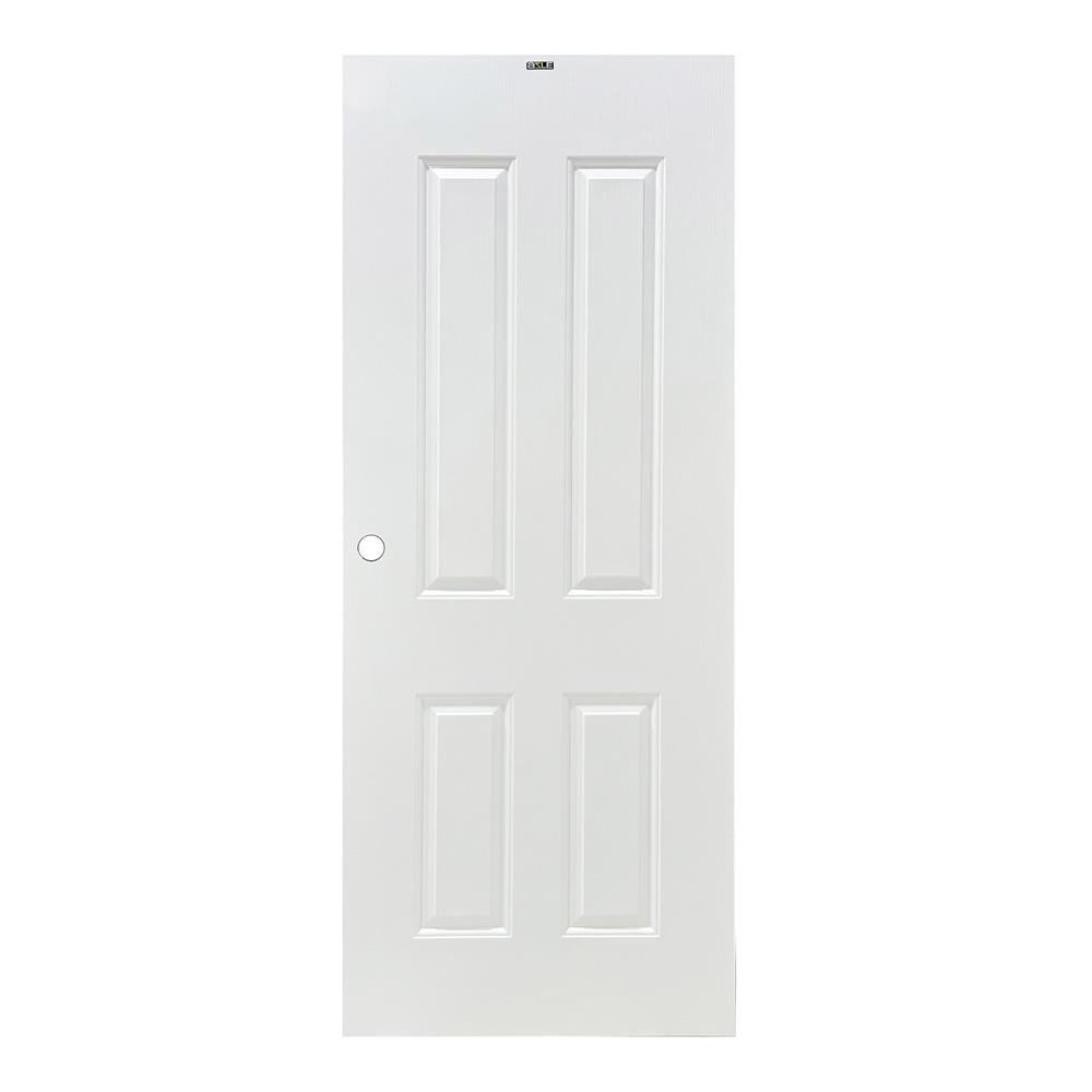 AZLE ประตูภายนอก UPVC L-35 80X200 ซม. สีขาว เจาะลูกบิด จัดส่งโดย HomePro ราคา ถูกที่สุด ดีลบีเคเค