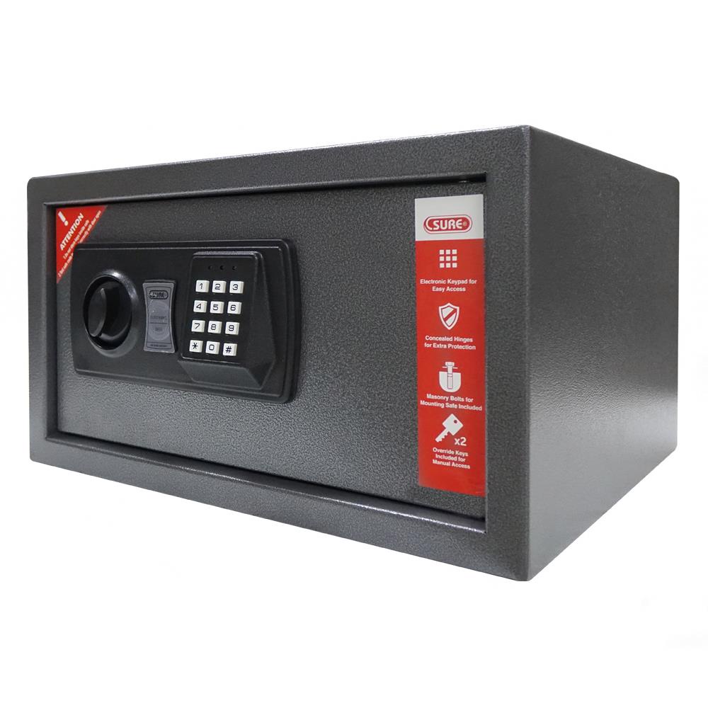 HomePro ตู้นิรภัย ELECTRONIC  ES-823 สีกราไฟท์ แบรนด์ SURE