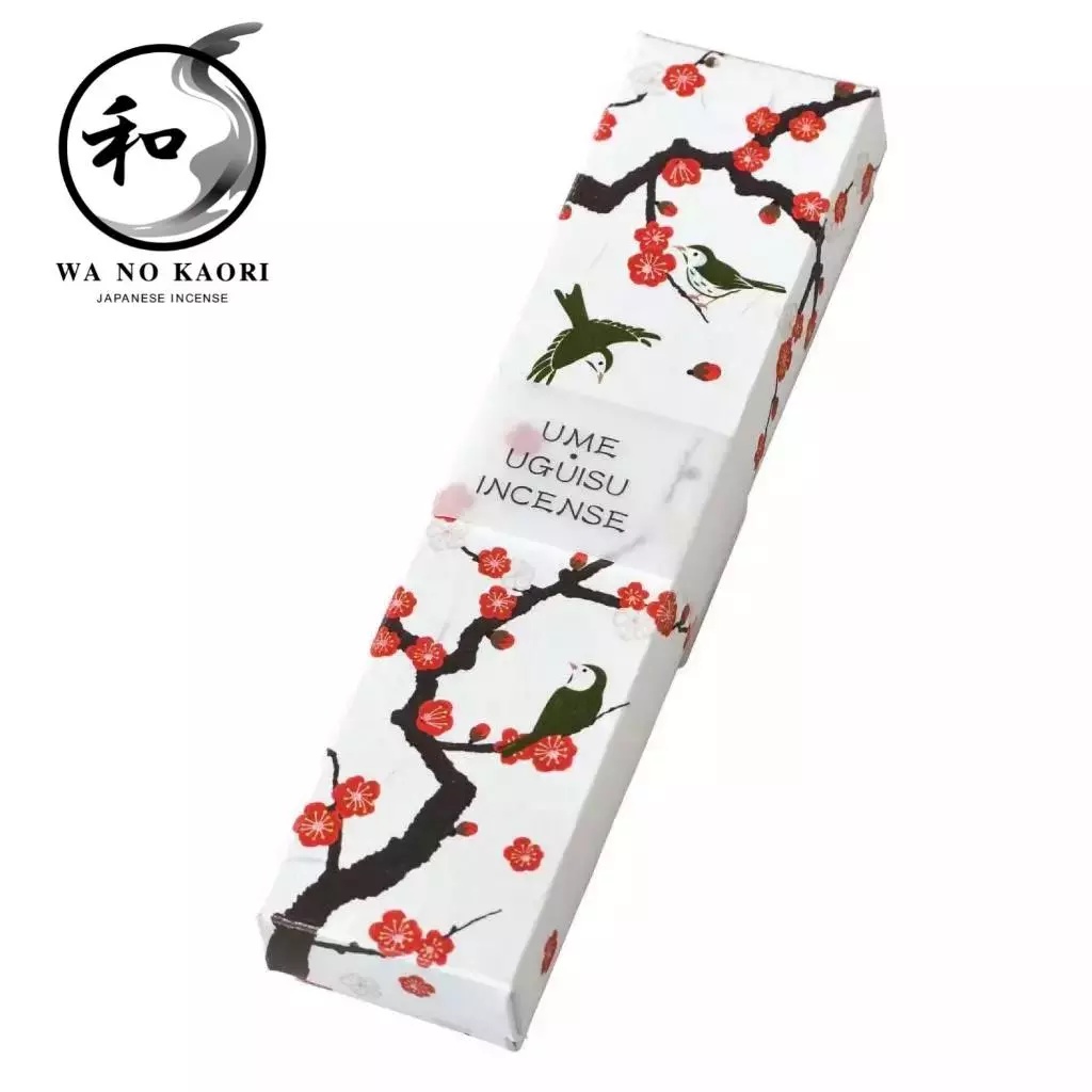 Kousaido Engimono Ume-Uguisu (Plum Nightingale) 40 sticks Japan Incense ธูปหอม ญี่ปุ่นแท้ นำเข้าจากญ