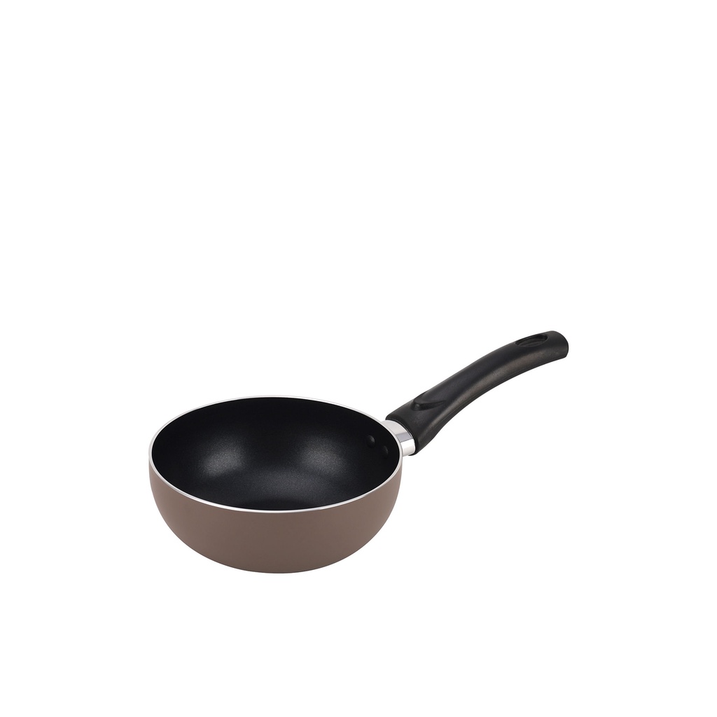 CUIZIMATE - กระทะ Wok Traditional 16 ซม. สีน้ำตาลเข้ม