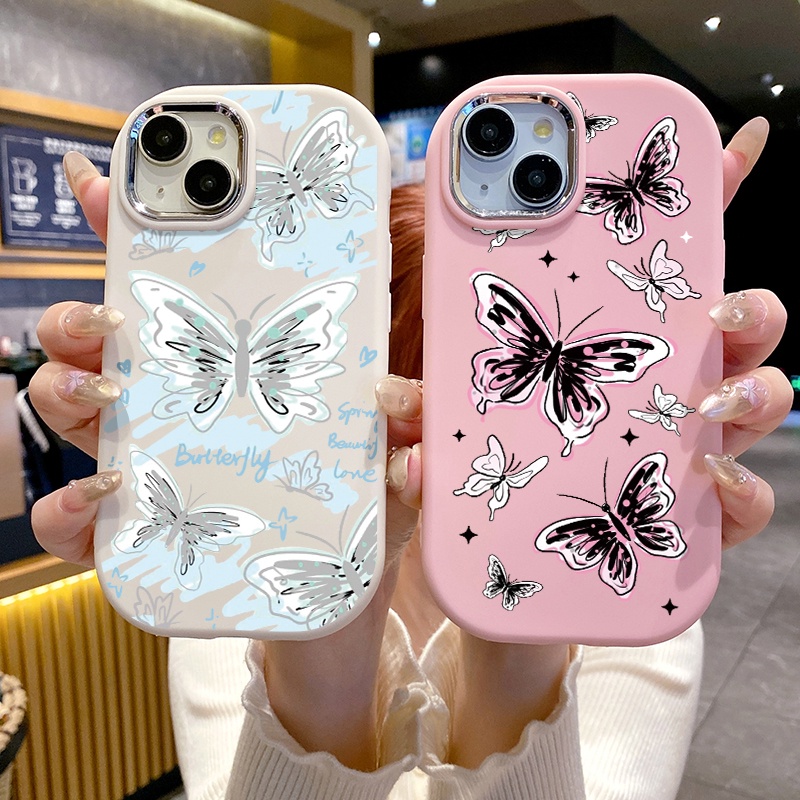 เคสสำหรับ OPPO A18 A38 เคสโทรศัพท์ผีเสื้อกันกระแทก ราคา ถูกที่สุด ดีลบีเคเค แกลเลอรีภาพที่ 4