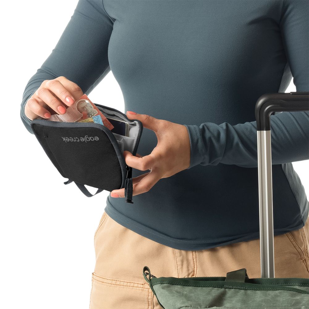 EAGLE CREEK محفظة جواز سفر مخفية بحماية RFID — صورة 5