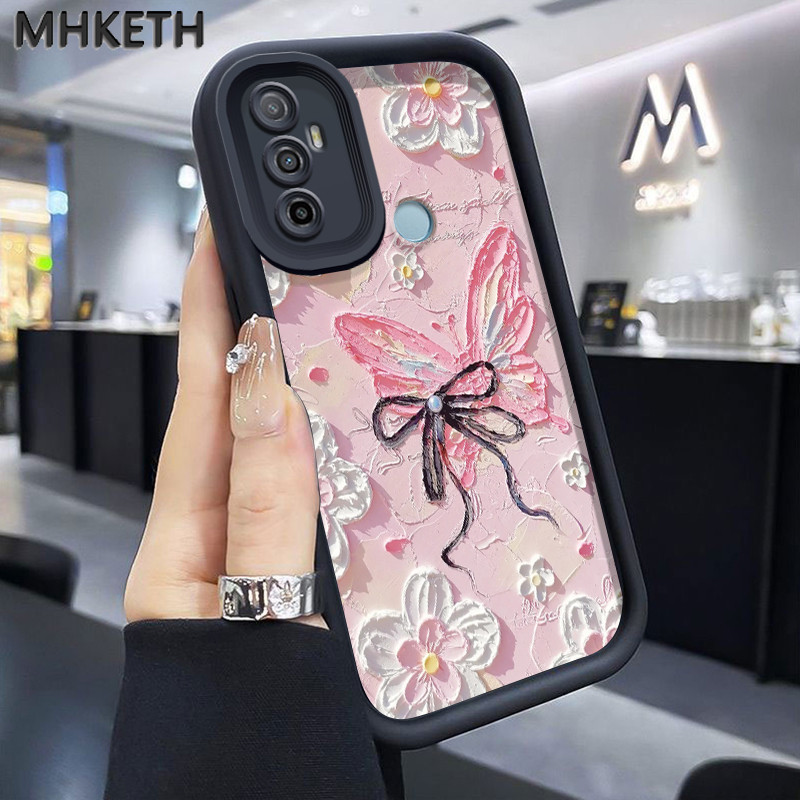 MHKETH เคสสำหรับ OPPO A53 2020 A33 2020 A53s A32 A94 F19 Pro Reno 5F 5 Lite A11s เคสโทรศัพท์รูปโบว์