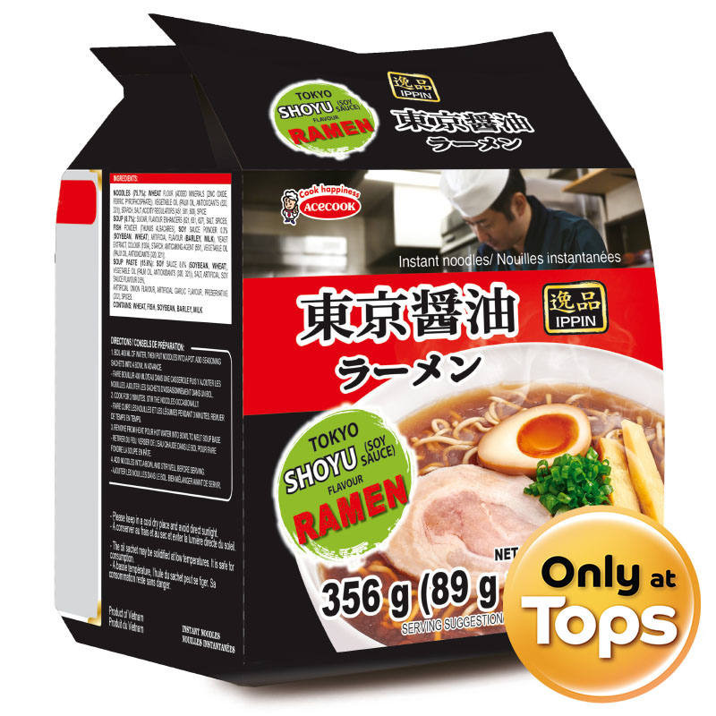 🍉 อิปปินราเม็งโชยุบะหมี่กึ่งสำเร็จรูปรสน้ำซุปโชยุ 89กรัม แพค 4 🍍 Ippin Ramen Shoyu 89g. Pack 4 📌 893