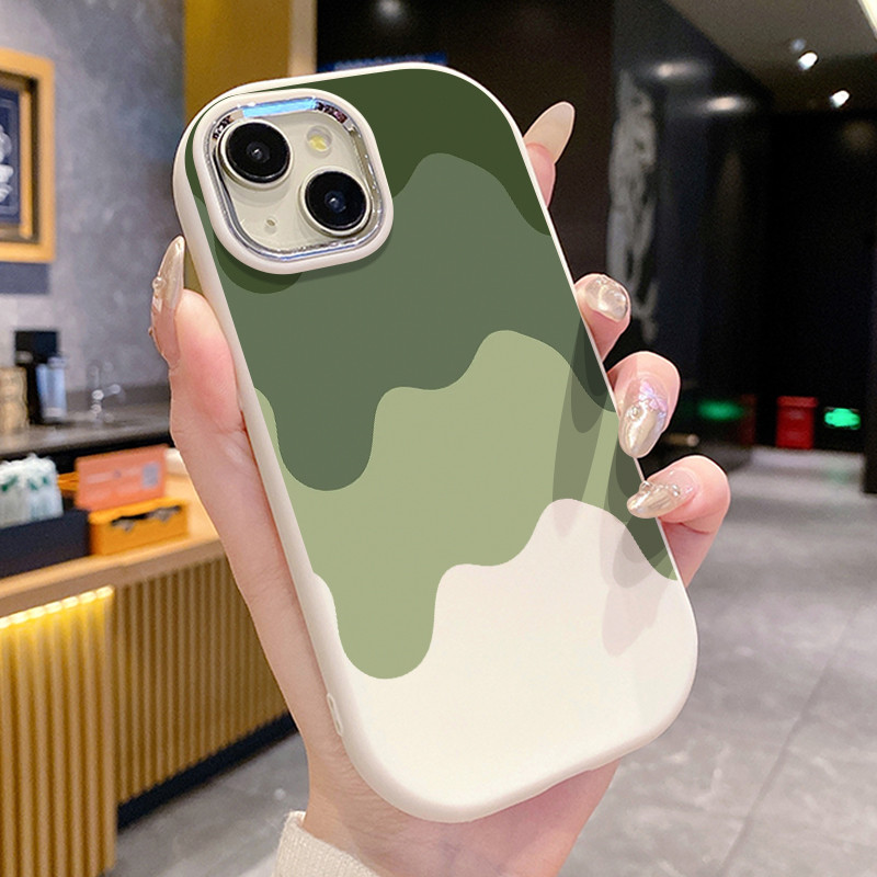 เคสสำหรับ OPPO A17 A17K เคสโทรศัพท์สีเรียบง่าย - รูปที่ 4