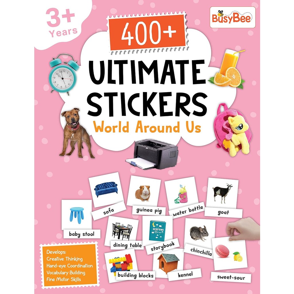 หนังสืออังกฤษใหม่ 400+ World Around Us Stickers