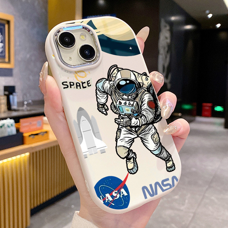 MHKETH เคสสำหรับ Realme 11 5G 11X 5G C67 5G Narzo 60X 5G นักบินอวกาศเคสโทรศัพท์ - รูปที่ 4