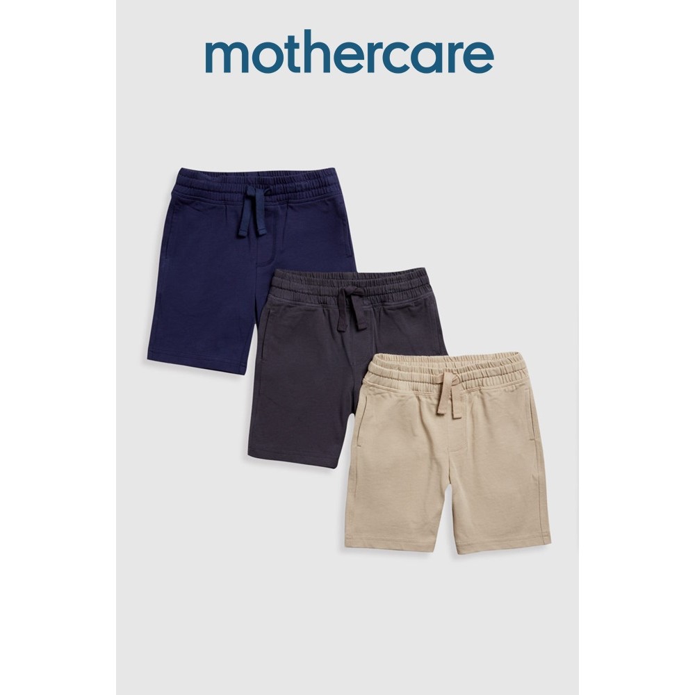 กางเกงขาสั้นเด็กผู้ชาย Mothercare Jersey Shorts - 3 Pack JL727