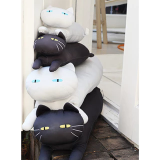 NITORI แมวเทา MOCHIMOCHI CUSHION NCOOL CAT GY ขนาด M SC143