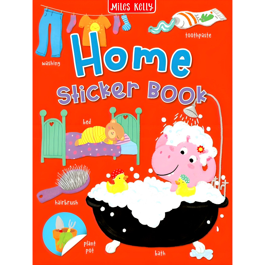 BBW หนังสือเด็ก Home Sticker Book ISBN: 9781789897906