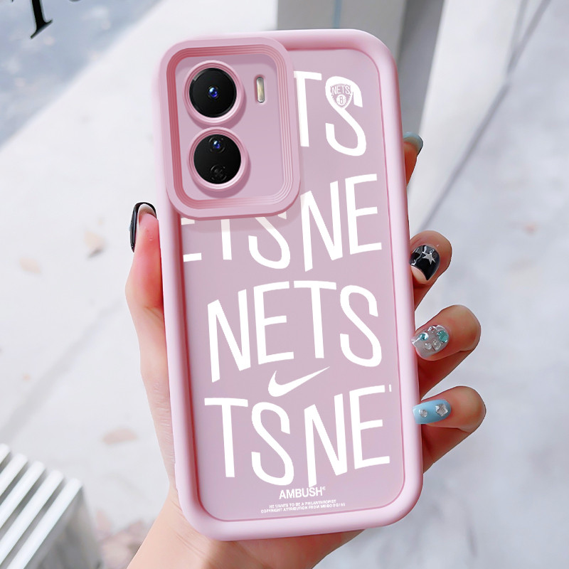 เคสสำหรับ VIVO Y16 Y35 5G Y56 5G เคสโทรศัพท์แบรนด์อินเทรนด์สามสีซิลิโคนกันกระแทก