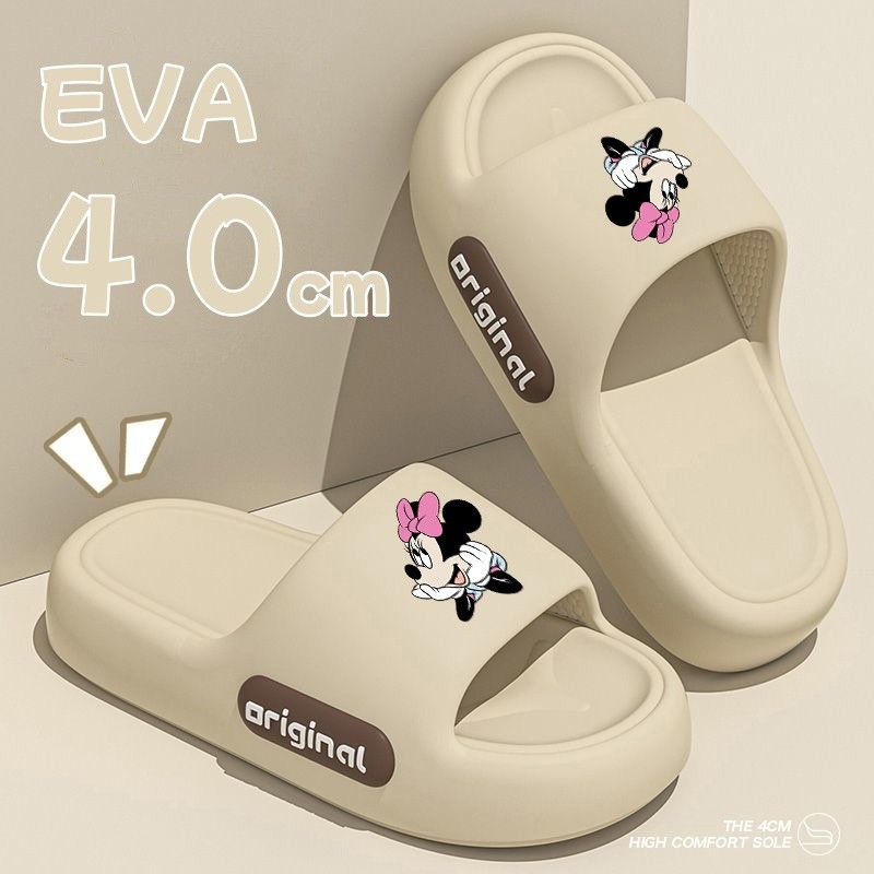 Attitude3 มิกกี้เมาส์ รองเท้าแตะ กันลื่น รองเท้าชายหาด มี 4 สีให้เลือก EVA สำหรับผู้ชายและผู้หญิง1749605702820