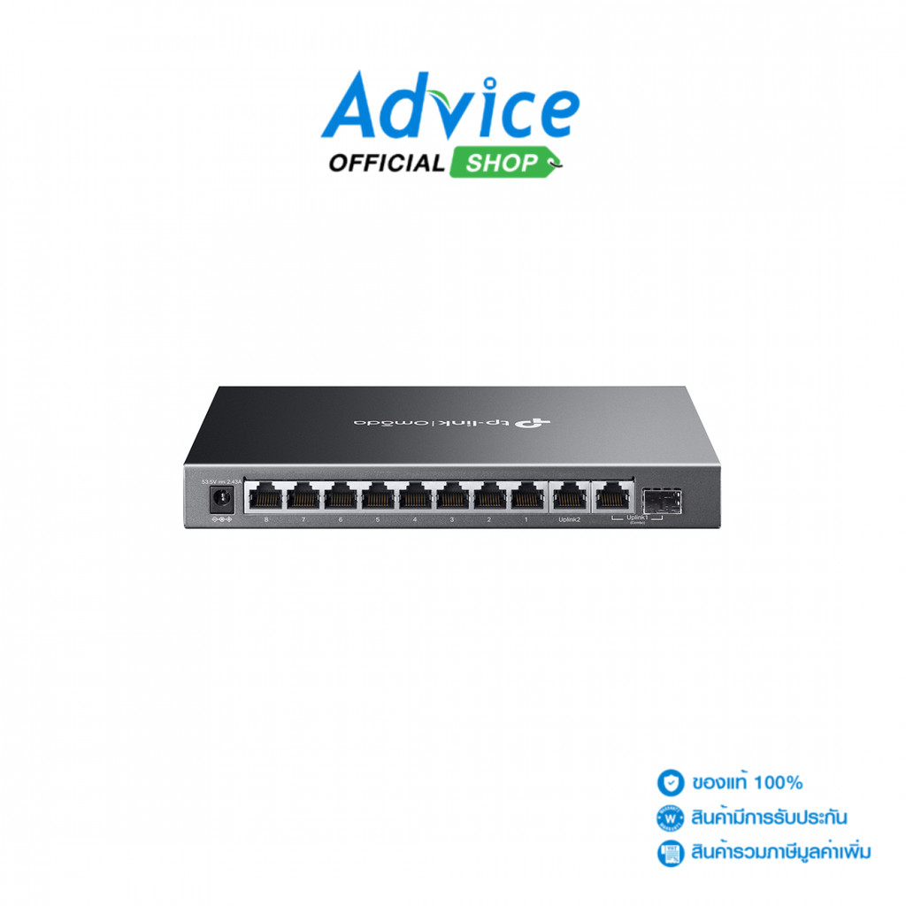 TP-LINK Gigabit Switching Hub 8 Port Omada ES210GMP (8'',8 POE,+1 SFP) - A0168336