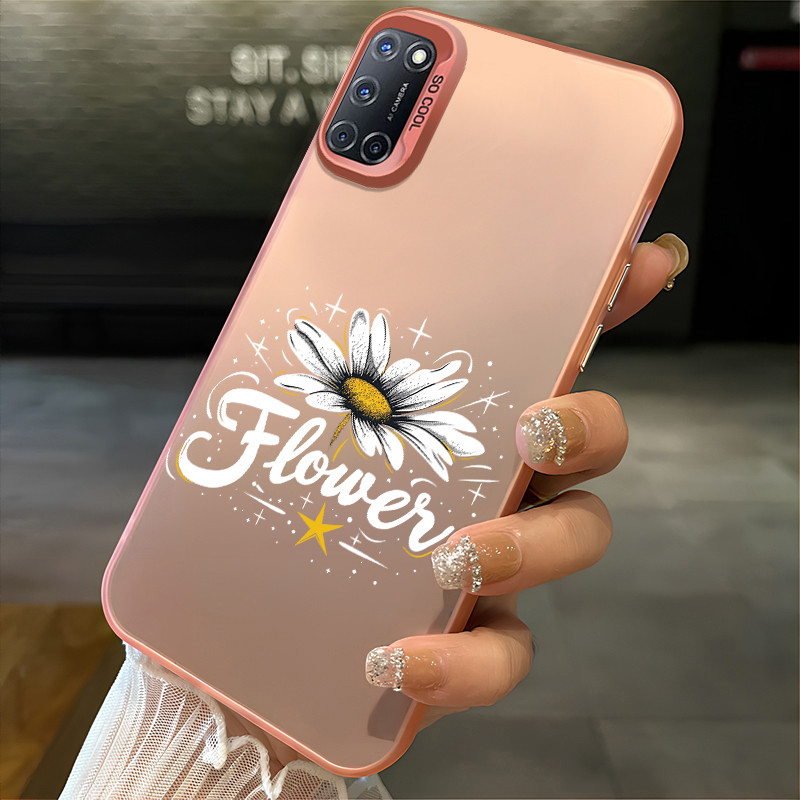 เคสสำหรับ OPPO A52 A72 A92 A54 A55 เคสโทรศัพท์ดอกไม้เปลือกแข็งกันกระแทก ราคา ถูกที่สุด ดีลบีเคเค แกลเลอรีภาพที่ 3