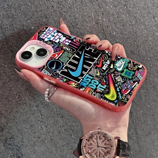 เคสสำหรับ iPhone 6 Plus 6s Plus 7 Plus 8 Plus SE 2020 X Xr Xs Max เคสโทรศัพท์แบรนด์อินเทรนด์โปร่งใส