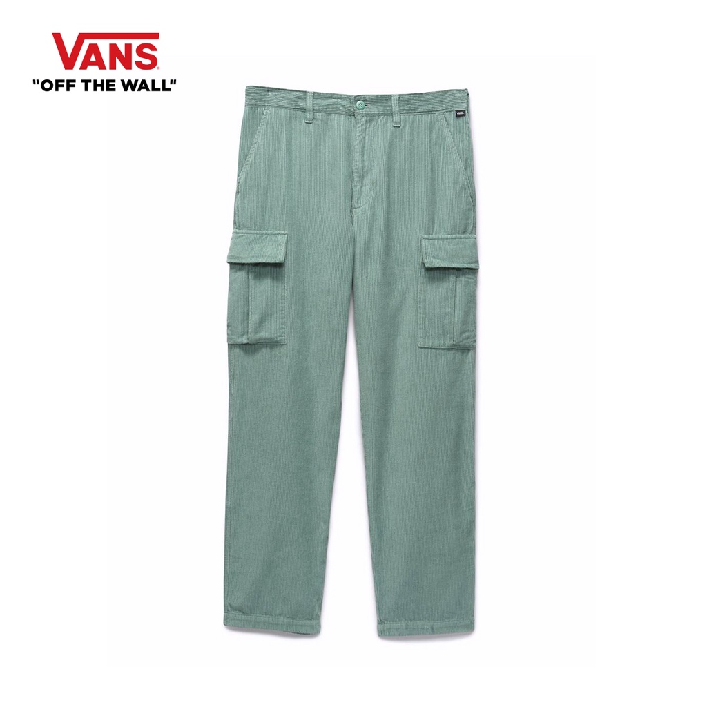 VANS CORD LOOSE TAPERED CARGO PANT – CHINOIS GREEN กางเกง กางเกงแวนส์ ผู้ชาย