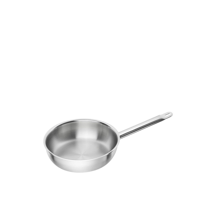 ZWILLING - กระทะสแตนเลส รุ่น Pro กระจายความร้อนดี สีเงิน 24 ซม. N65128240 สีเงิน