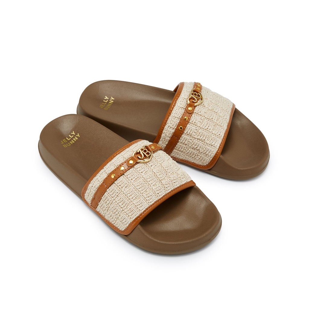 JELLY BUNNY รองเท้าแตะ SLIDE LANA รุ่น B25SLYL002 Brown