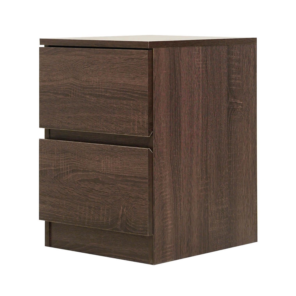 ตู้ 2 ลิ้นชัก KASSA ขนาด 35 x 39 x 49 ซม. สีมอคค่า