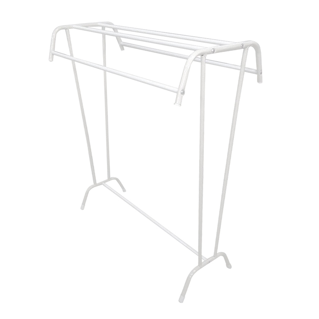 ราวแขวนตั้งพื้นทรงที เหล็กเคลือบ KANTAREEYA รุ่น KT-EP01-1 ขนาด 37.5 x 77 x 89 ซม. สีขาว