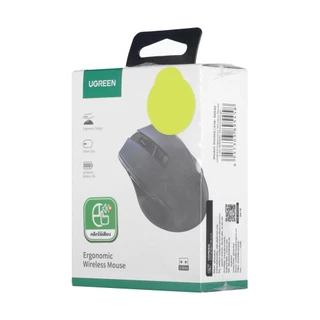 UGREEN MOUSE WIRELESS (เมาส์ไร้สาย) ERGONOMIC MU006 BLACK - A0168128