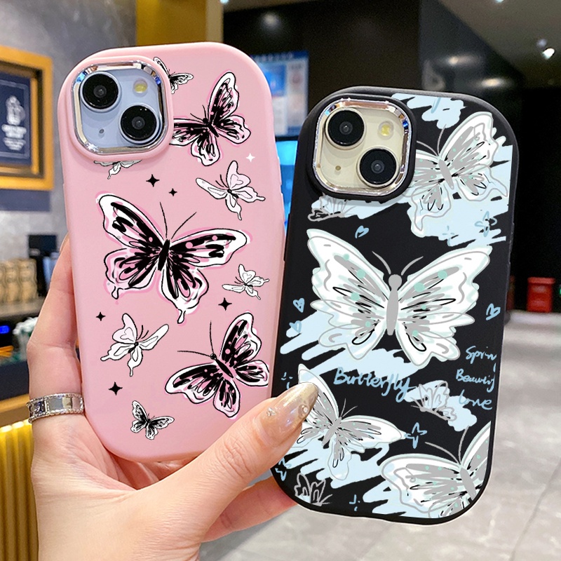 เคสสำหรับ OPPO A18 A38 เคสโทรศัพท์ผีเสื้อกันกระแทก ราคา ถูกที่สุด ดีลบีเคเค แกลเลอรีภาพที่ 9