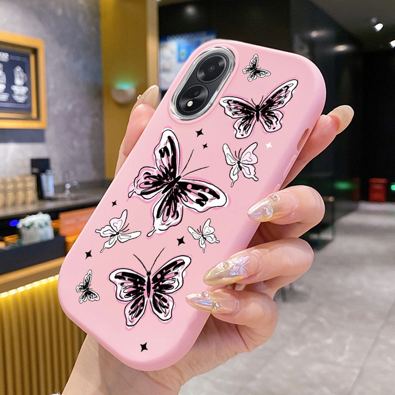เคสสำหรับ OPPO A18 A38 เคสโทรศัพท์ผีเสื้อกันกระแทก ราคา ถูกที่สุด ดีลบีเคเค แกลเลอรีภาพที่ 3