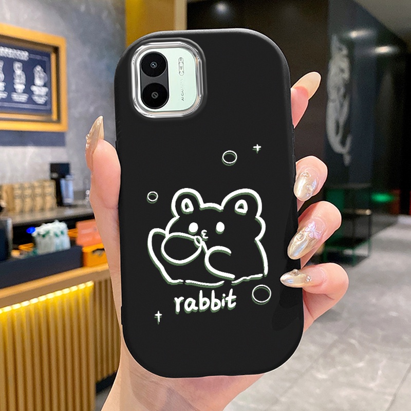 เคสสำหรับ Xiaomi Redmi A1 A2 A3 A3X POCO C61 เคสโทรศัพท์กระต่ายกันกระแทก