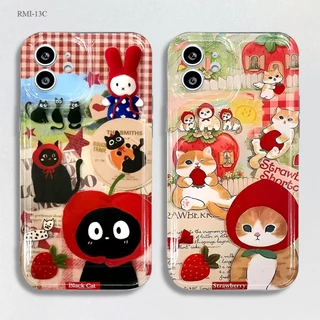 สำหรับ Xiaomi Redmi Mi 13C 12 12C 11 10 10C 10A A1 A2 9C 9T 9A 9 Poco C65 X6 M3 M6 M5S Lite NE Pro 5G เคส QSK