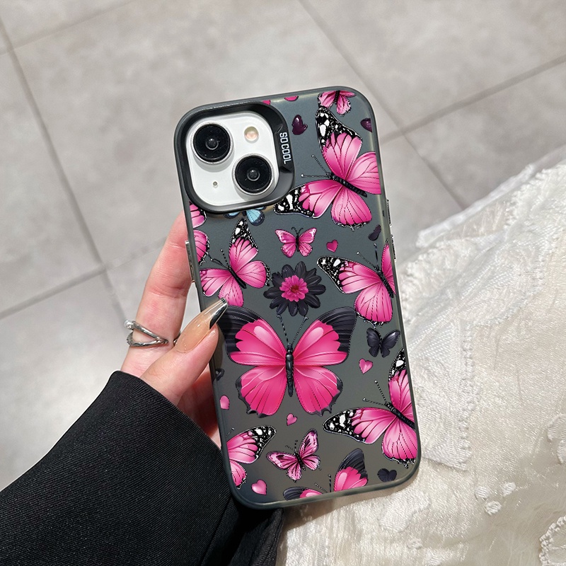 MHKETH เคสสำหรับ VIVO Y22 Y22s Y36 4G Y36 5G Y27 5G Y27S Y77T เคสโทรศัพท์ผีเสื้อสีสันสดใส - รูปที่ 3