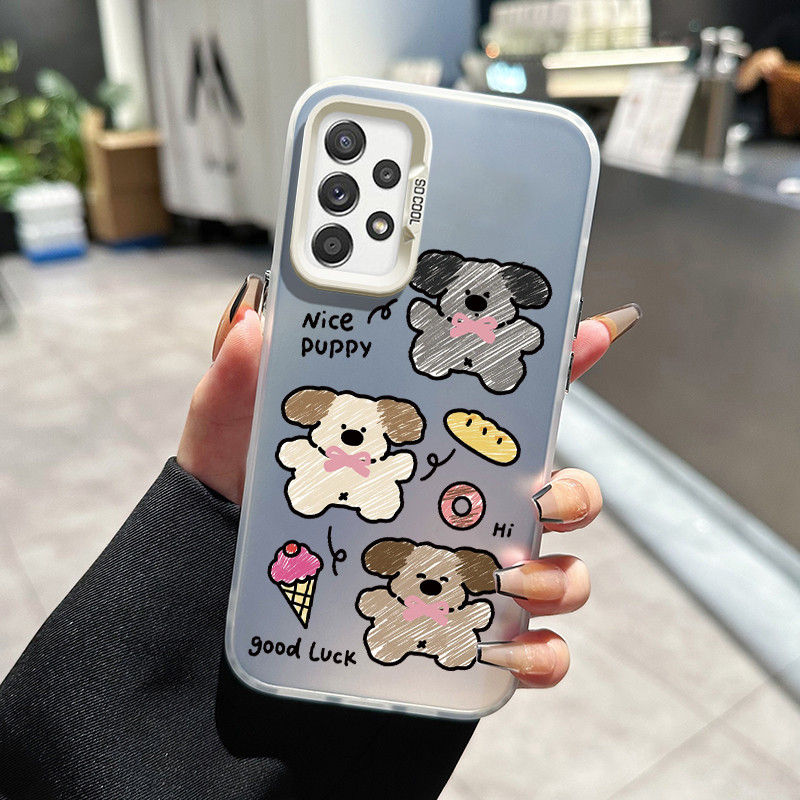 เคสสำหรับ Samsung A52 4G A52 5G A52s 5G A51 M40S A50 A50S A53 5G A54 5G เคสโทรศัพท์เปลือกแข็งสัตว์น่ารัก