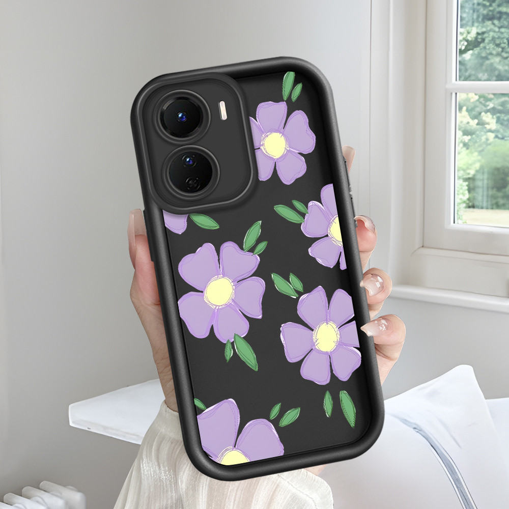 VIVO Y16 เคส Flower เคสวีโว่ เคสโทรศัพท์ TY T31471