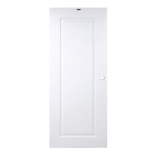 AZLE ประตูภายนอก UPVC PZN4 80X200 ซม. สีขาว เจาะลูกบิด จัดส่…