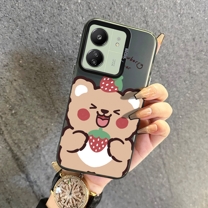 เคสสำหรับ Xiaomi Redmi 13C 4G 13C 5G POCO C65 4G POCO M65 4G เคสโทรศัพท์หมีกระต่าย