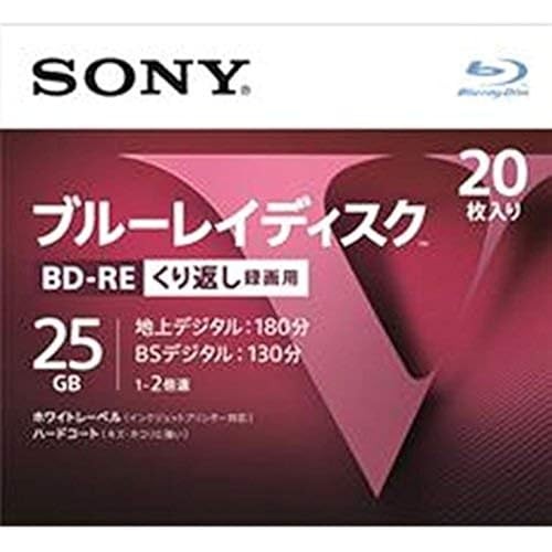 Sony Blu-ray BD-RE Disc 25GB for repeated recording