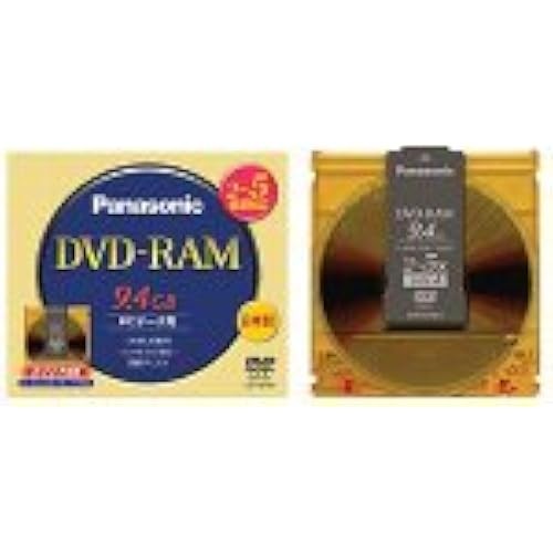 Panasonic LM-HB94M DVD-RAM media with 5x speed cartridge