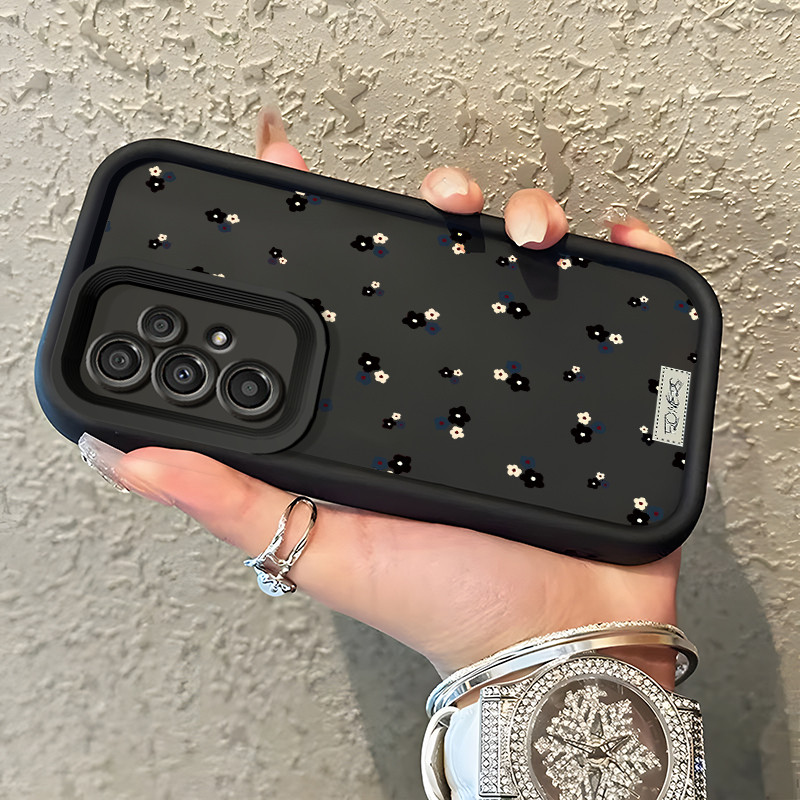 เคสสำหรับ Samsung Galaxy A33 5G A34 5G A53 5G A54 5G A23 A32 เคสโทรศัพท์กุทัณฑ์ดอกไม้กันกระแทก