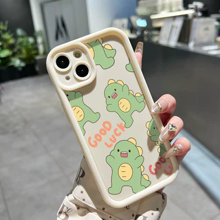 เคสสำหรับ OPPO A5 A3s A12E A7 A5s A12 A12S A11k Realme C1 เคสโทรศัพท์ไดโนเสาร์น่ารักป้องกันการตก
