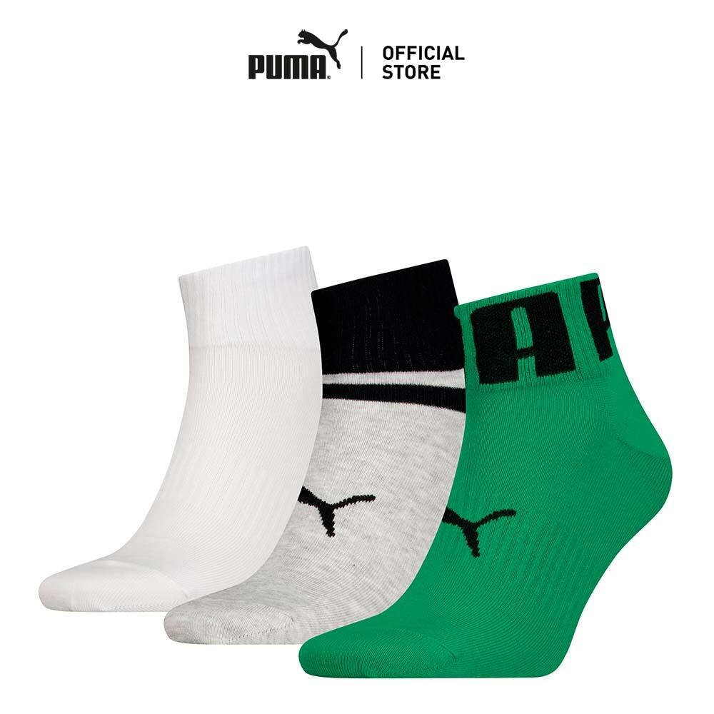 Licence VARIOUS - ถุงเท้าข้อสั้น PUMA แพ็ค 3 คู่ สีเขียว - 93845802