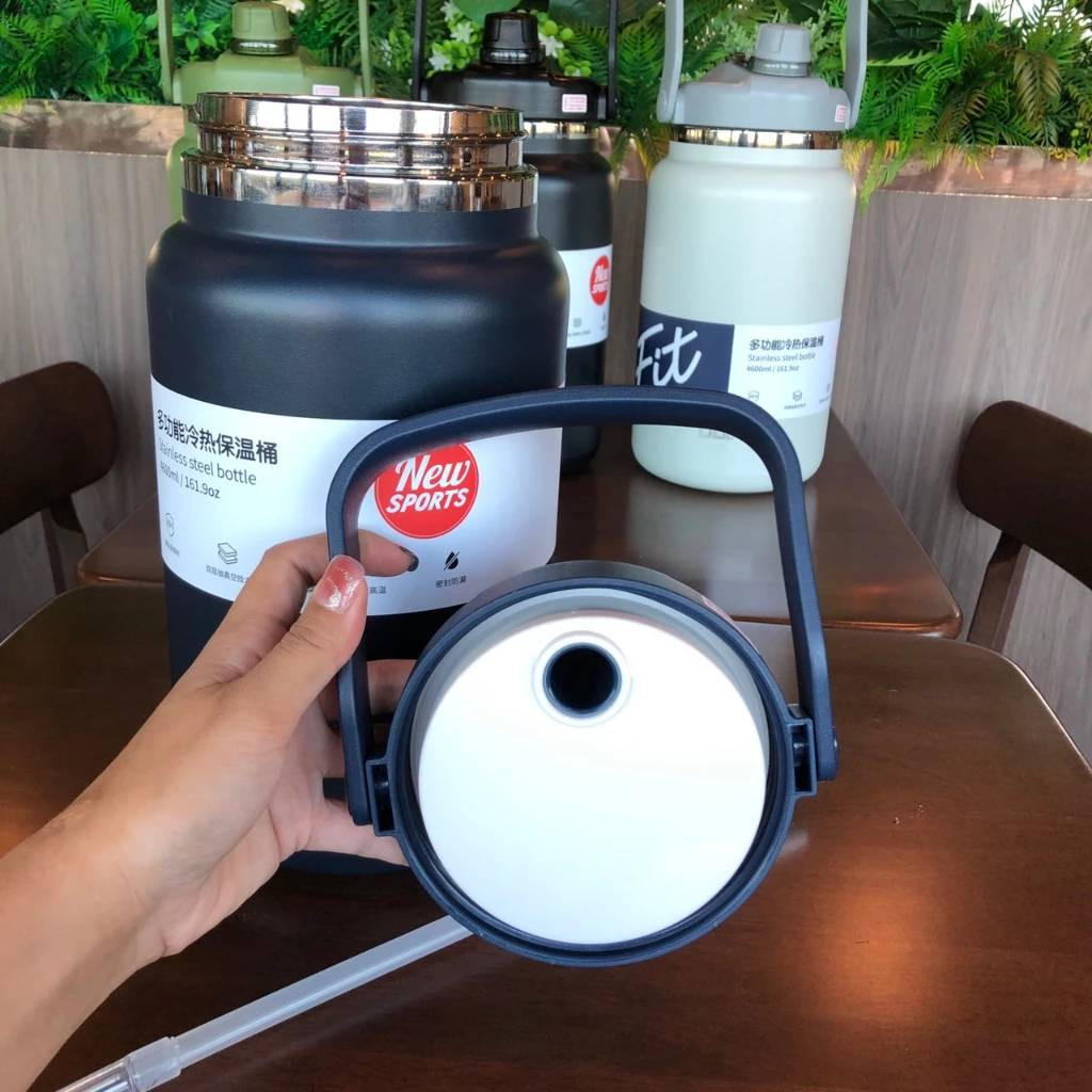 งานดี✅ฝาถังDODGE 4600mll. ฝาหูหิ้วกระติกน้ำ อะไหล่กระติกน้ำ+หลอดเด้ง 4.6ลิตร