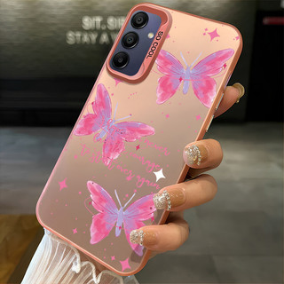 เคสสำหรับ Samsung A34 5G A33 5G A32 A31 A30 A30S A20 M10S A23 4G A23 5G A20S A21S เคสโทรศัพท์ผีเสื้อเปลือกแข็งกันกระแทก